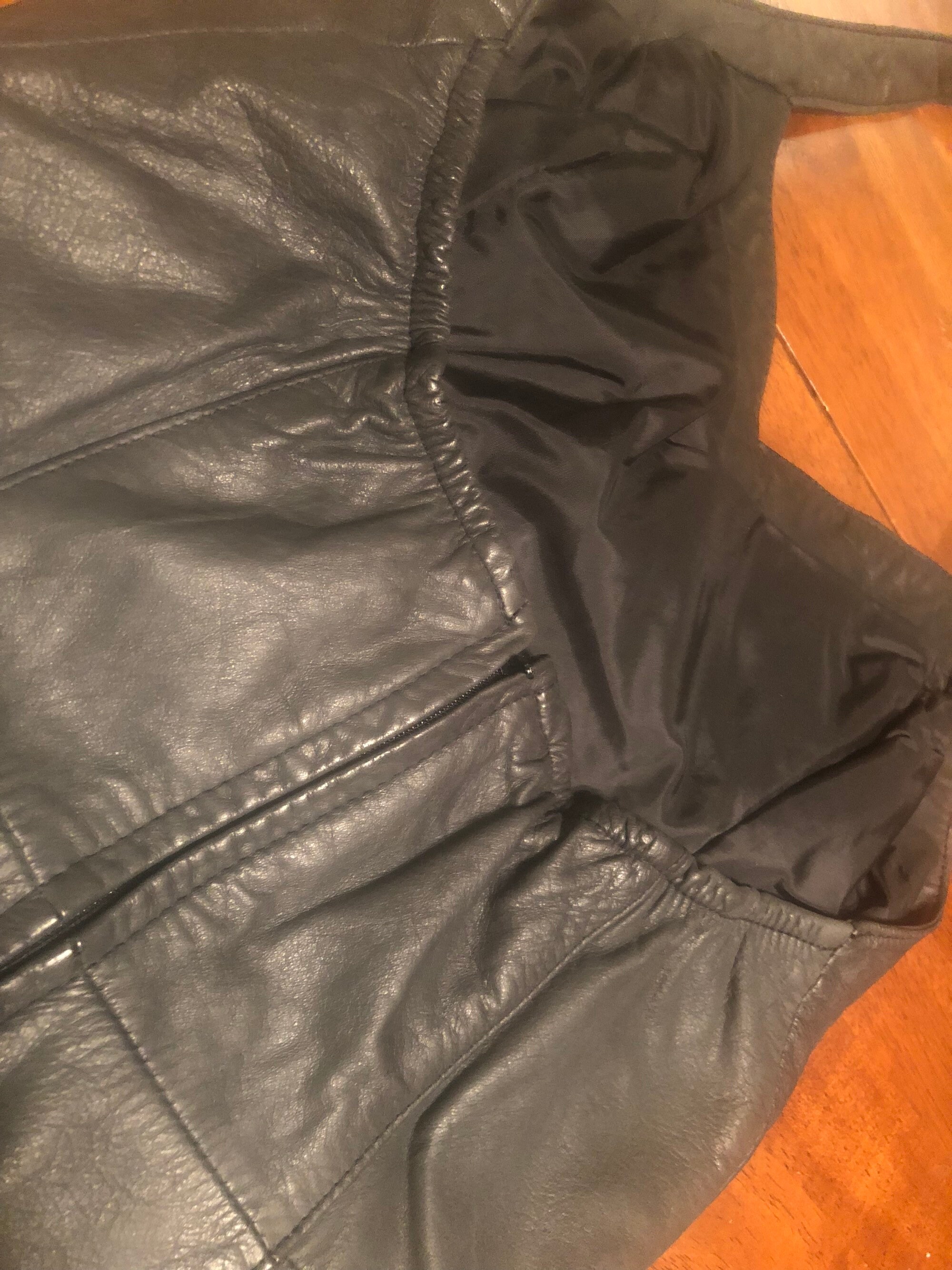 chinese dress ladies Wilsons Leather | Dallas Vintage Leather Color-Block Moto Jacket main image 1