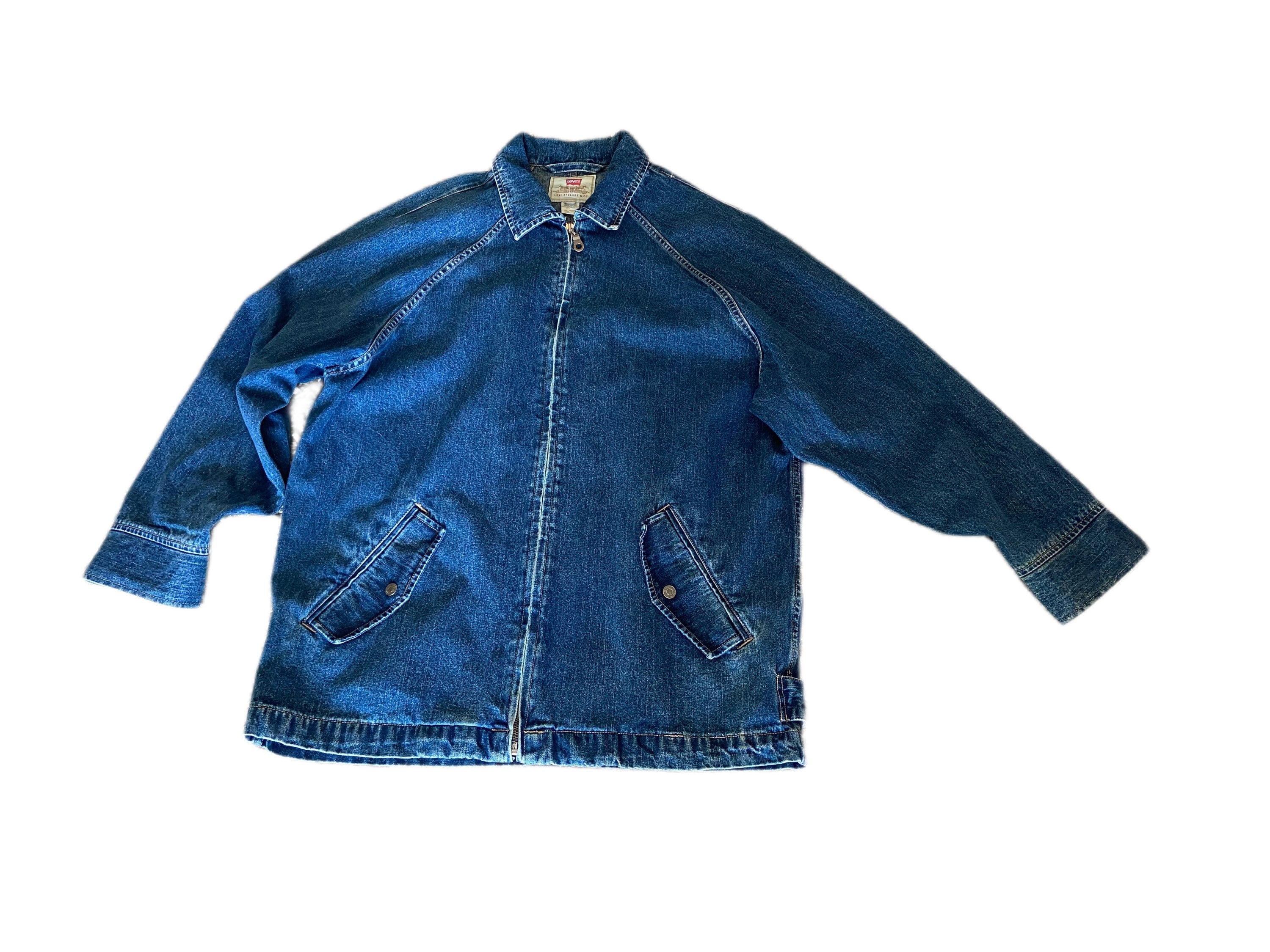 1990's Vintage Levi's Unisex Oversized Big & Tall Zip up Denim