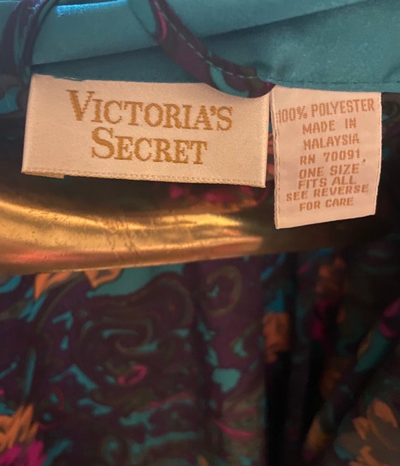 1980s Vintage Victoria’s Secret Gold Label Robe O… - image 4