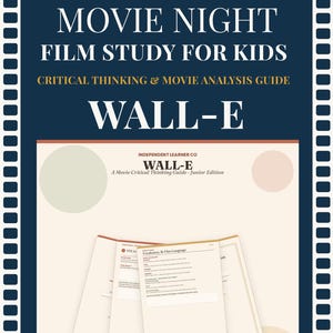 Studiehandleiding voor de film WALL-E, kritische denkvaardigheid en filmanalyse voor kinderen (PDF-download)