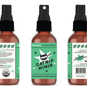 Organic Catnip Spray 2oz image 3