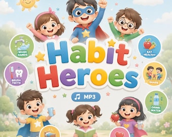 楽しい子供向け良い習慣ブック（MP3音声付き）｜子供向け健康習慣、優しさ、毎日のルーティン