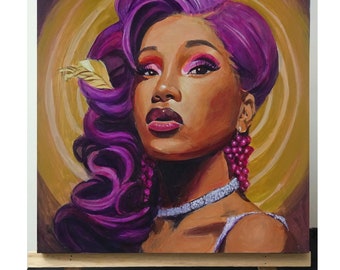 Cardi B retrato