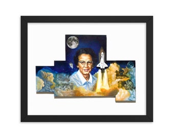 Katherine Johnson - Impresión enmarcada