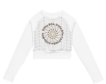 Roda Boa - Crop top reciclado de manga larga