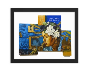 Billie Holiday - Impresión enmarcada
