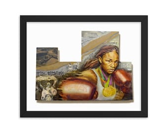 Escudos Claressa - Lámina enmarcada