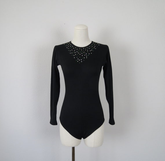 vintage 1960s body suit, dance costume, leotard, … - image 1