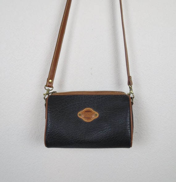 Vintage 1990s crossbody bag Esprit purse black han