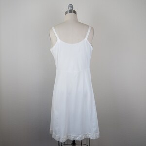 Vintage 1960s Komar dress slip, lace bodice, slip dress, full slip, size large, 38 bust image 4