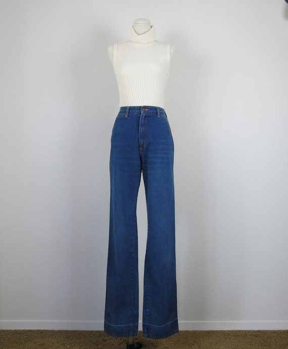 vintage 1970s Chemin de Fer high waist denim jeans