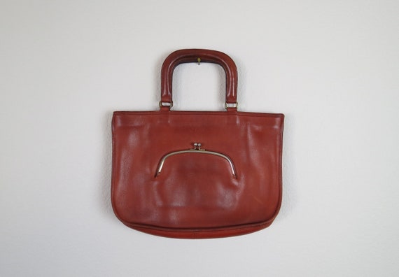 vintage 1970s Coach leather purse Bonnie Cashin er