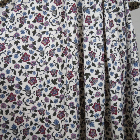 Vintage 1980s floral dress set 2 piece skirt and … - image 4