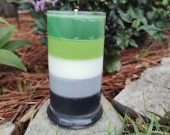 Pride Month - Aromantic Flag Status Jar Candle