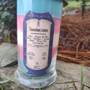 Pride Month - Trans Flag Status Jar Candle image 5