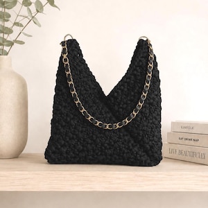 Bag pattern |Tutorial borsa uncinetto triangolo | Schema pdf borsetta | Modello borsa a mano/a spalla | Bag tutorial | Hand/shoulder bag