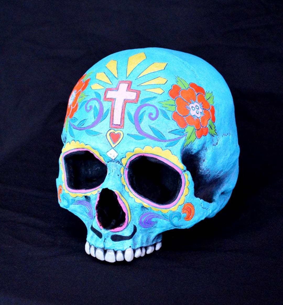 Day of the Dead Skull Replica - Etsy 日本