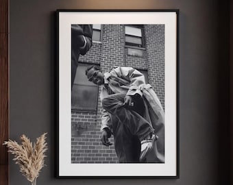 ASAP Rocky Poster | Black and White Rapper Wall Art | Hip Hop Photography Print | Streetwear Aesthetic Room Decor | Rap Music Fan Gift