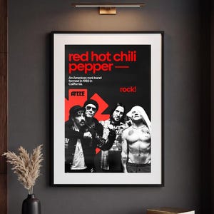 Rhcp Room Decor - Etsy