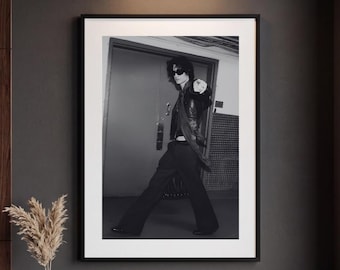 Sombr Poster | Black and White Music Artist Print | Indie Pop Wall Art | Modern Singer Photography | Aesthetic Celebrity Decor