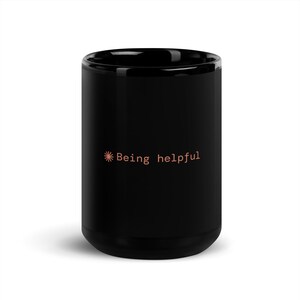 Black Ceramic Mug | AI Programmer Coffee Cup