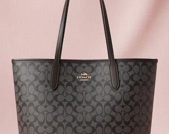 Coach Kristen Op Art Sequin Tote: Pink Ivory Shoulder Bag - Etsy