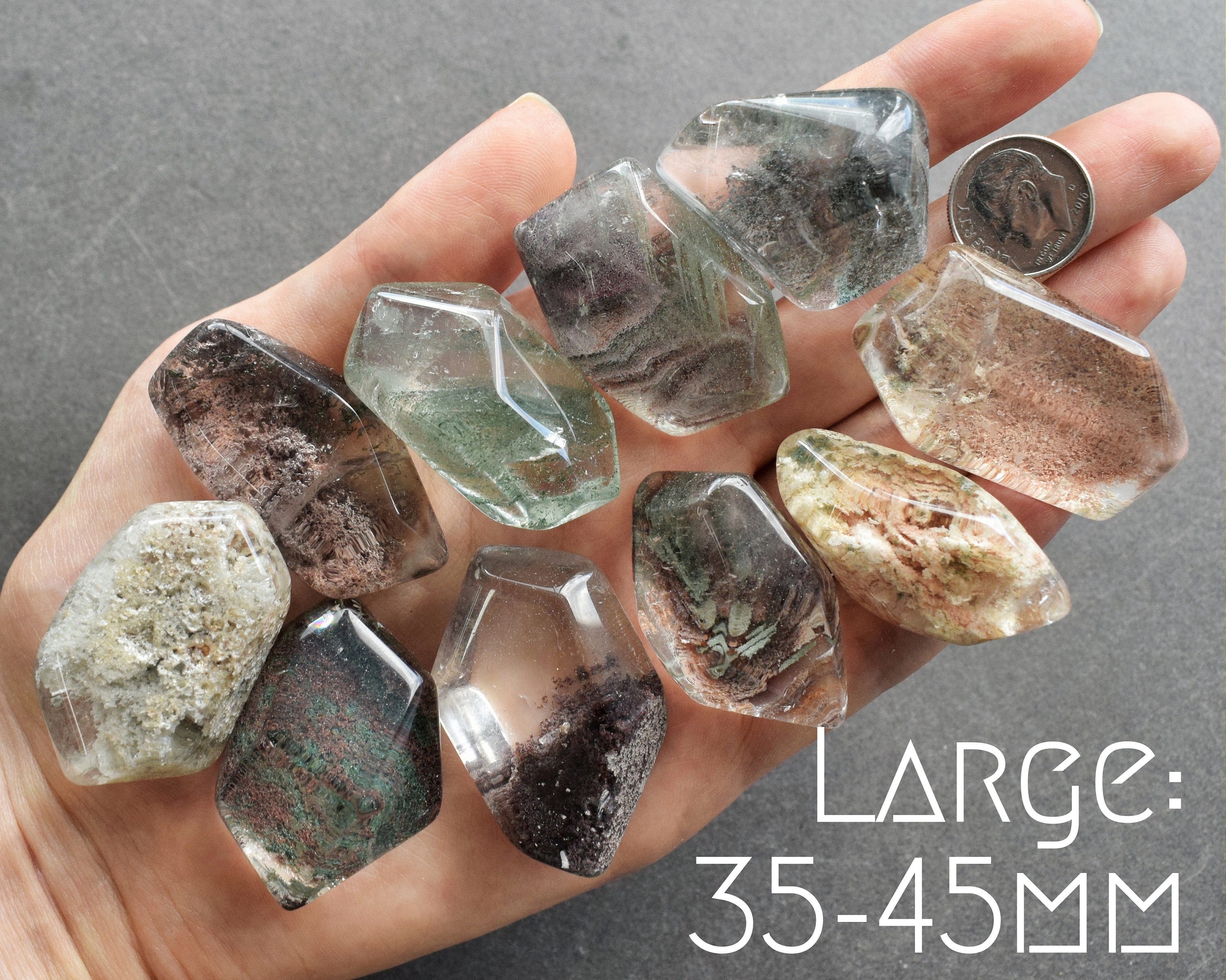 Garden Quartz Necklace Lodolite Necklace Scenic Quartz Etsy UK