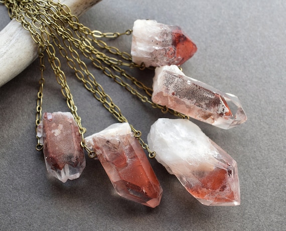 Rare Lithium Quartz Pendants Rare Lithium Quartz Pendants