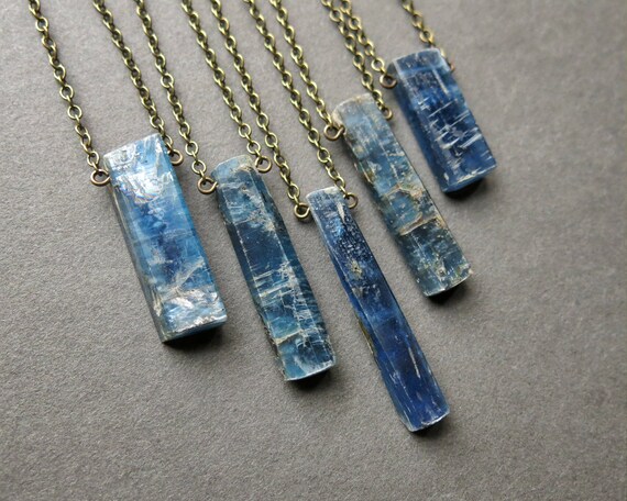 Kyanite crystal necklace deals