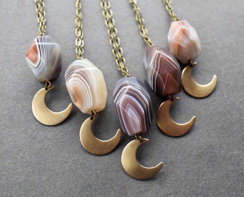 Helen Botswana Agate Necklace main image 0