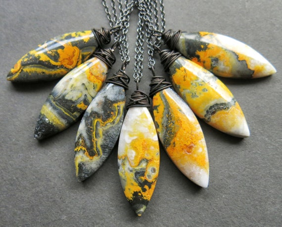 Bumblebee jasper best sale necklace