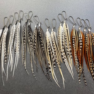 White Feather Earrings, Bridal Boho Earrings for Wedding, Natural Real Feather Earrings, Long Statement Earrings image 8