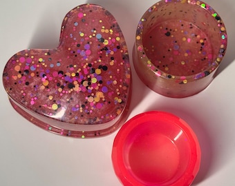 Handmade Acrylic Trinket Box Set (3 Sizes)
