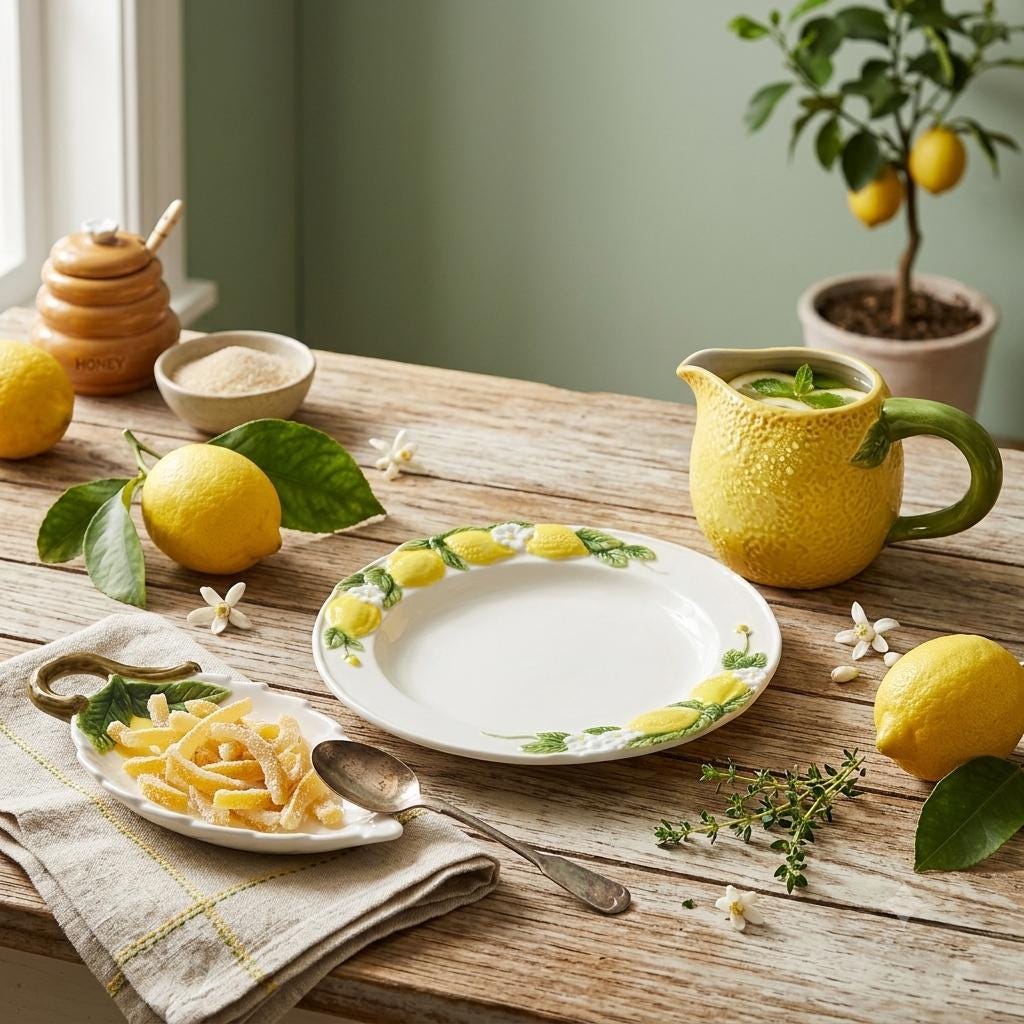 Lemon Dinnerware - Etsy