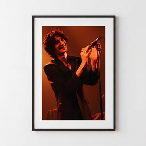 Sombr Concert Poster | Indie Rock Wall Art | Teenager Aesthetic Print | Trendy Artist Y2K Poster | Vintage Music Room Decor | Music Gift
