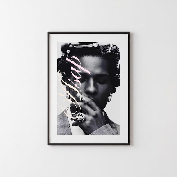 ASAP Rocky Iconic Poster | Harlem Hip Hop Fashion Icon Wall Decor | Don't Be Dumb Music Art Print | Bold Rap Street Culture Poster