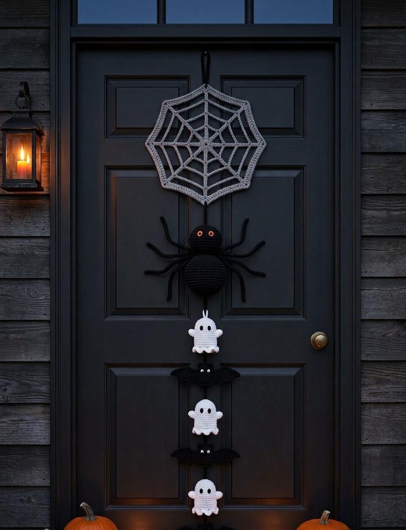 Halloween Crochet Door Hanging Bundle – 4 Patterns (PDF Download ...