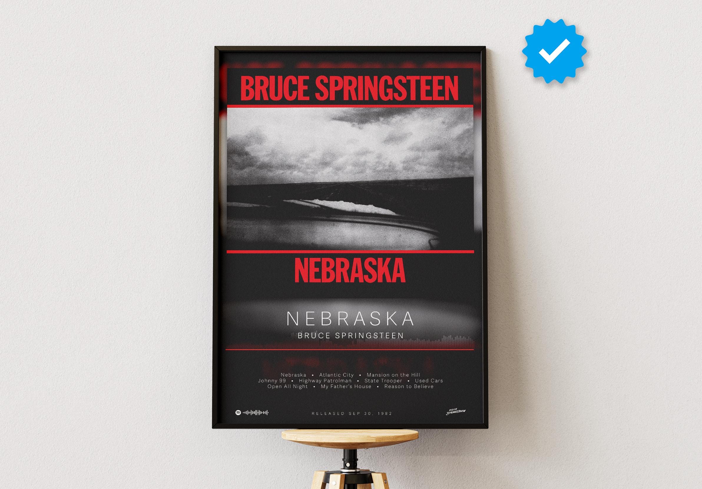 Springsteen Nebraska - Etsy