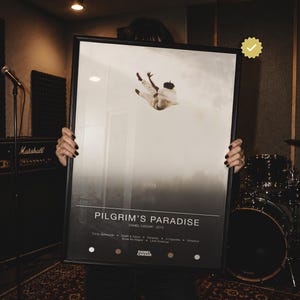 Daniel Caesar Pilgrims Paradise Poster | R&B Album Cover Wall Art | Gift for RnB Fan | Music Room Decor