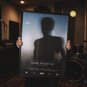 Daniel Caesar CASE STUDY 01 Poster | R&B Album Cover Wall Art | Gift for RnB Fan | Music Room Decor
