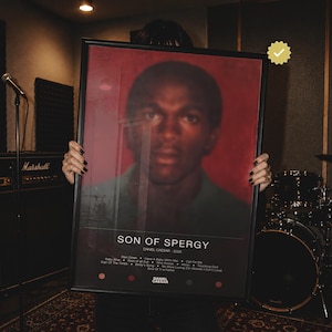 Daniel Caesar Son Of Spergy Poster | R&B Album Cover Wall Art | Gift for RnB Fan | Music Room Decor