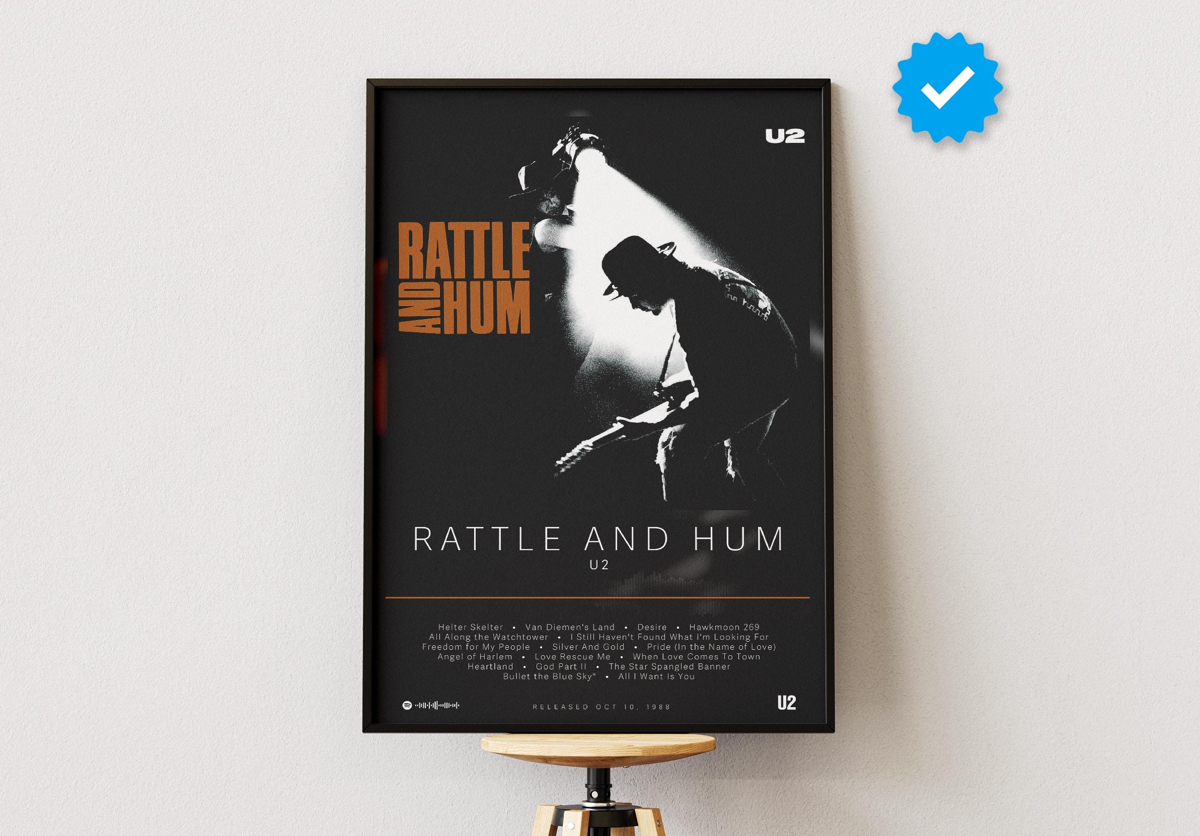 U2 poster - Etsy 日本