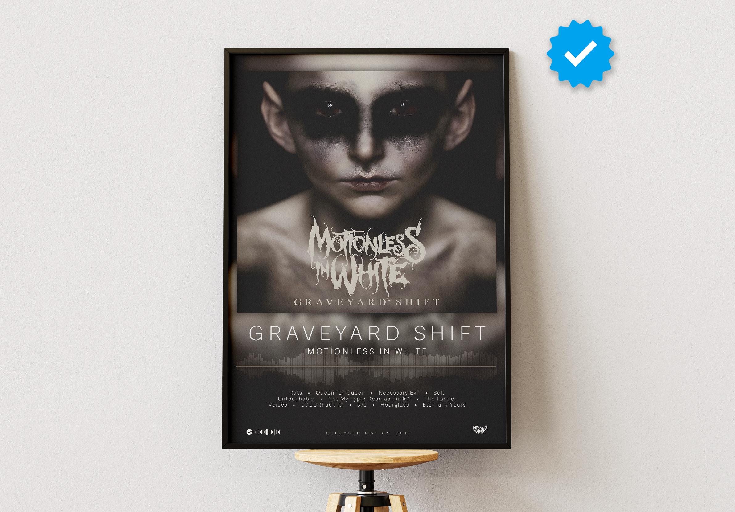 Motionless in White Poster Graveyard Shift Poster Album - Etsy