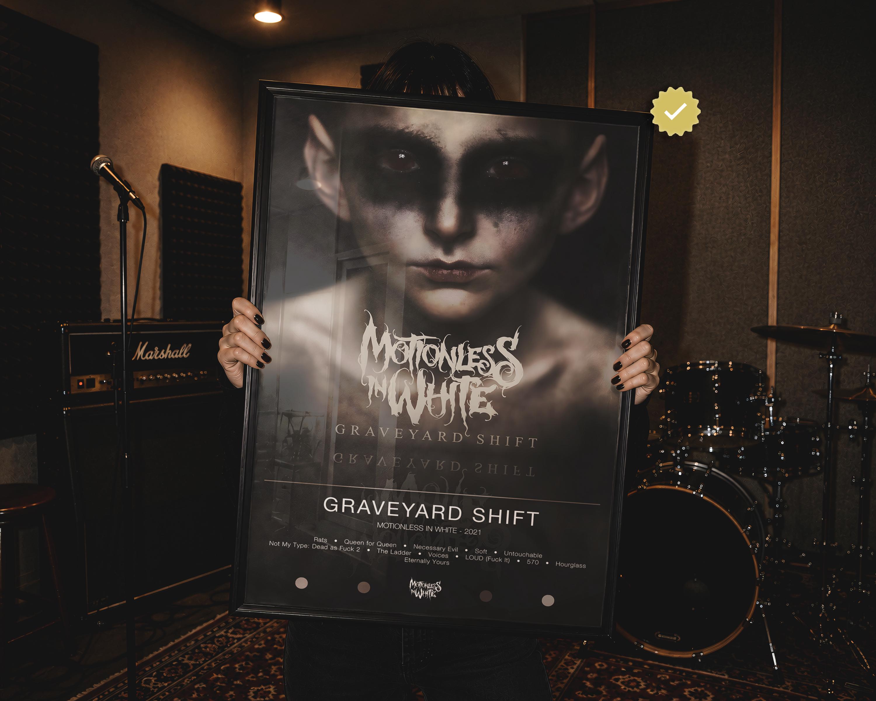 Motionless in White Poster Graveyard Shift Poster Album - Etsy