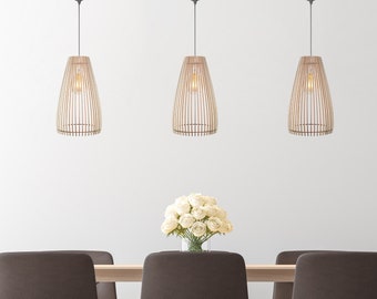 Lámpara de madera Pantalla de lámpara / madera / colgante de la lámpara / luz pendiente / techo decorativo de la lámpara / lámpara moderna