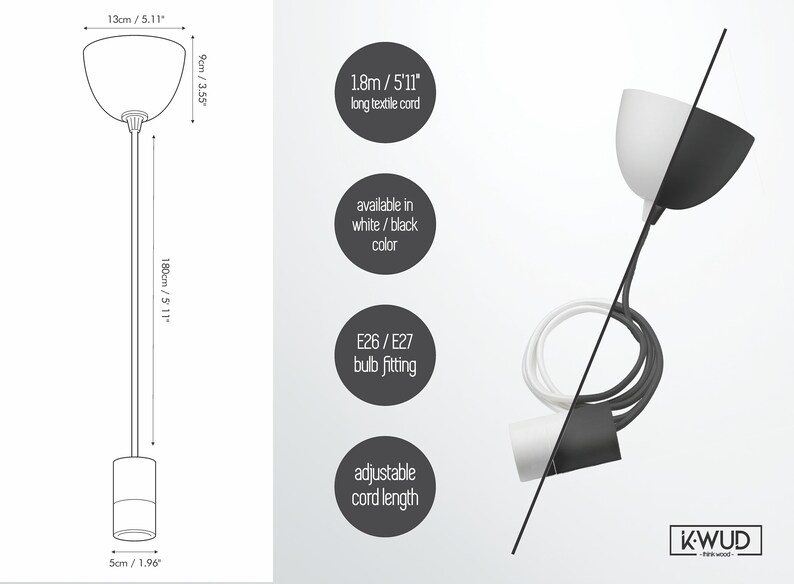 Holzlampe / Holzlampenschirm / Hängelampe / Pendelleuchte / dekorative Deckenleuchte / moderne Lampe / Bild 7