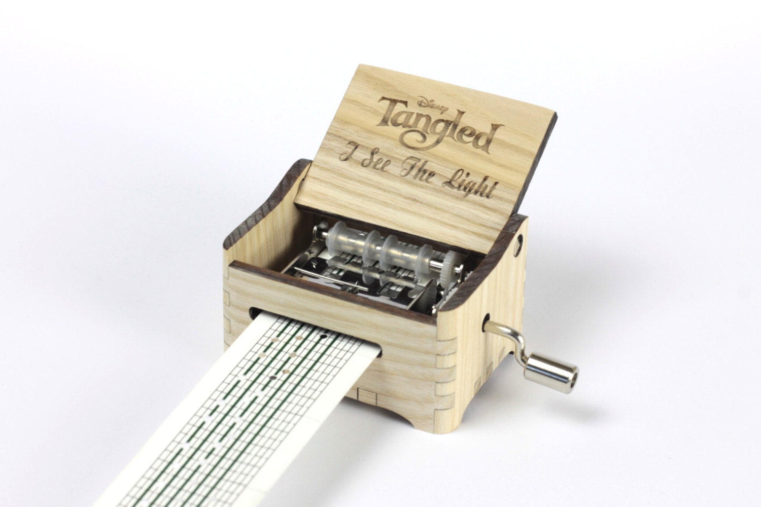 Household Collectables Music Boxes Coldplay Clocks Hand Crank Paper