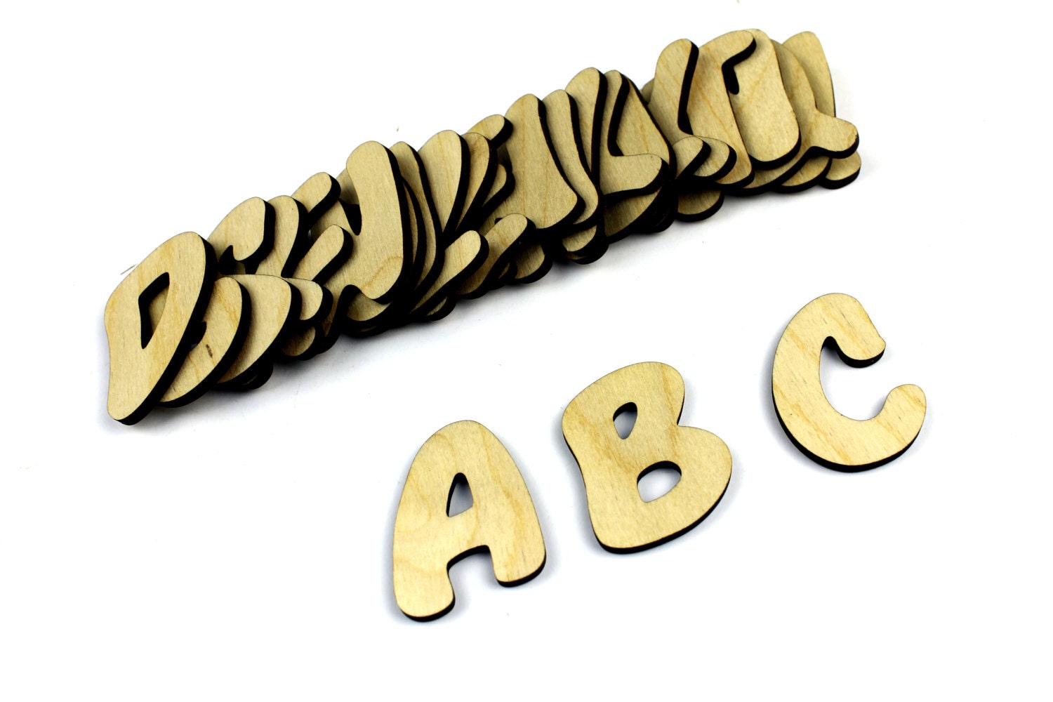 Small 26 Wooden Alphabet Letters / Wall Hanging / Nursery Etsy