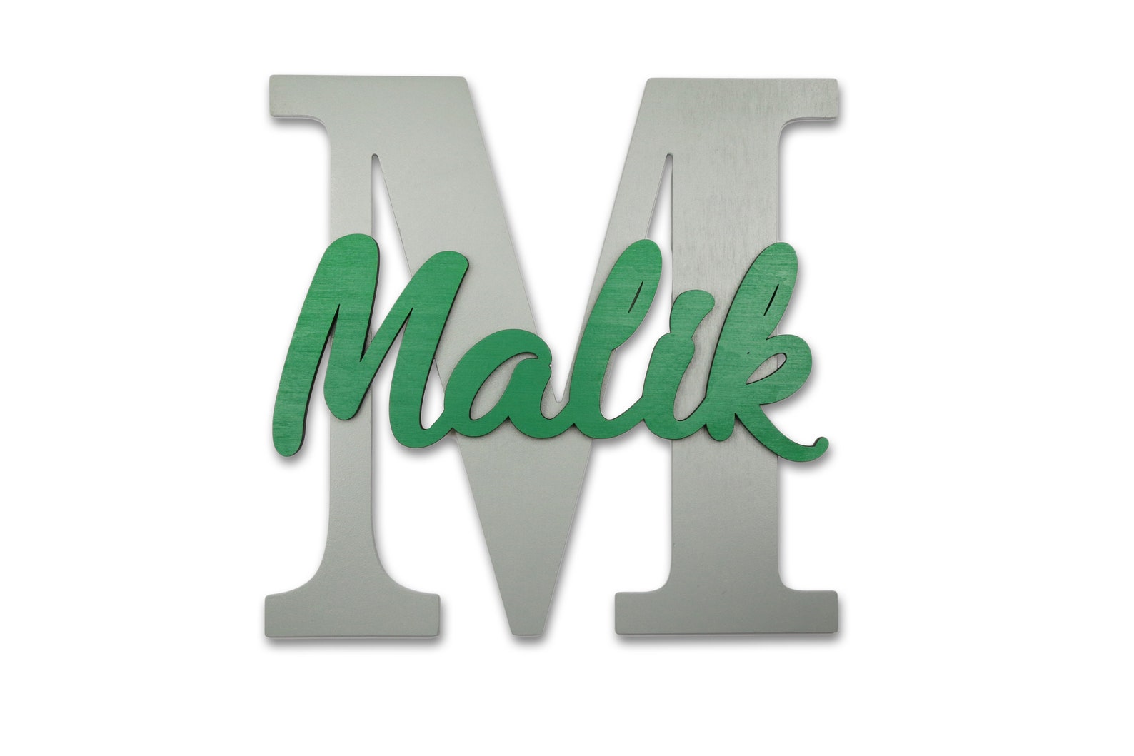 Wooden Letters Baby Nursery Wall Hanging Letters in Script Etsy UK