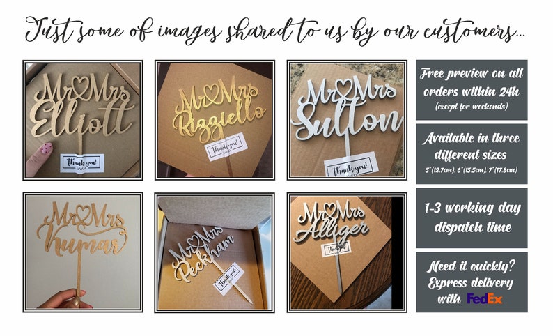 personalized wedding decor